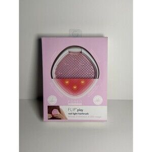 Foreo FLIP Play Advanced LED Red Light Hairbrush Tickle Me Pink